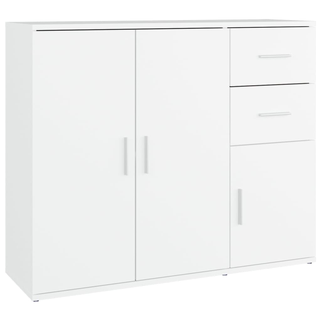 Modern Wooden Sideboard Storage Cabinet Unit With 3 Doors & 2 Drawers wood