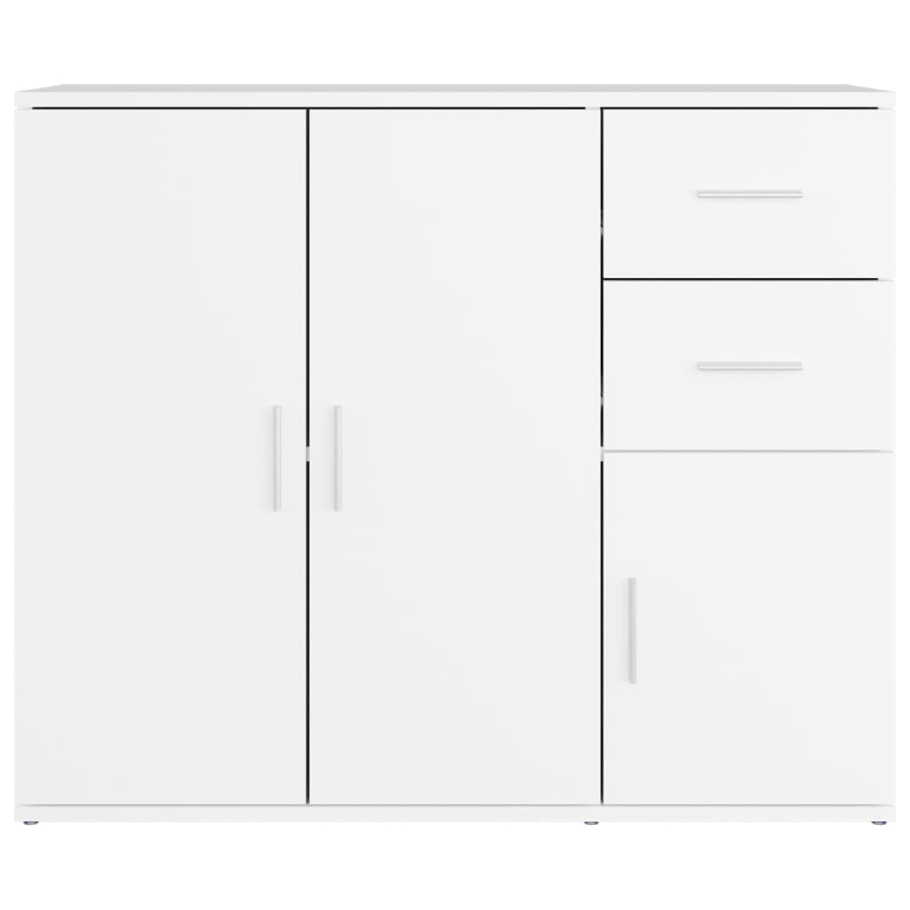Modern Wooden Sideboard Storage Cabinet Unit With 3 Doors & 2 Drawers wood