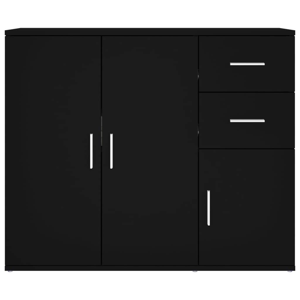 Modern Wooden Sideboard Storage Cabinet Unit With 3 Doors & 2 Drawers wood