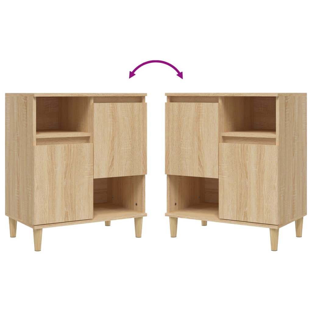 Sideboard Sonoma Oak 60x35x70 cm Engineered Wood