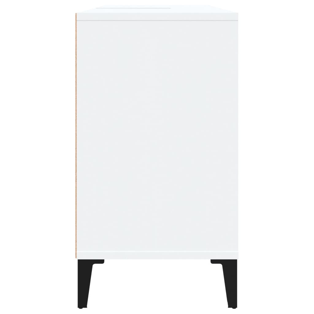 Sink Cabinet White 80x33x60 cm Engineered Wood