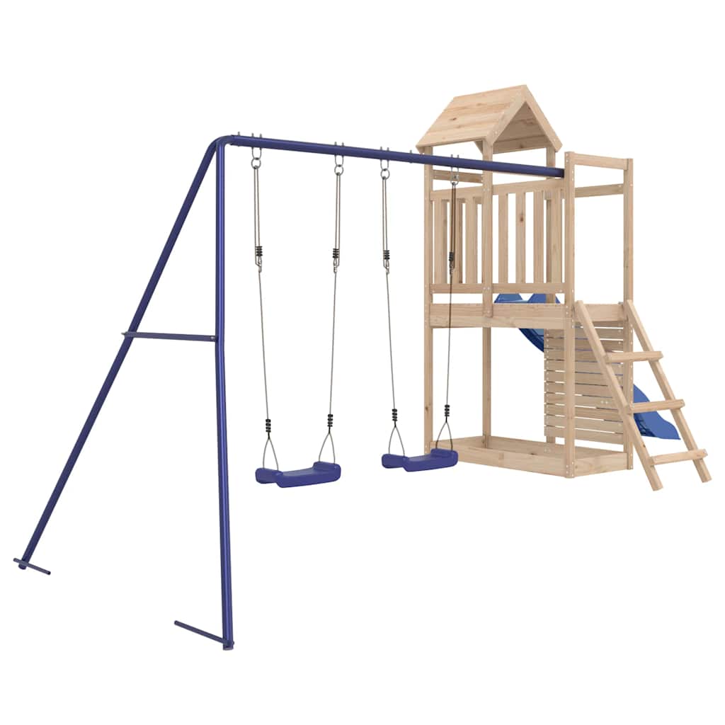 Outdoor Playset Solid Wood Pine