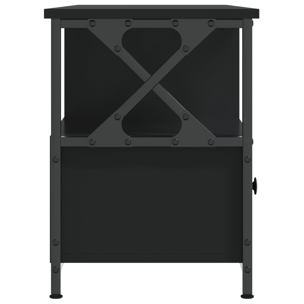 Modern Wooden TV Tele Stand Media Unit Cabinet With 3 Drawers & Open Storage Shelf