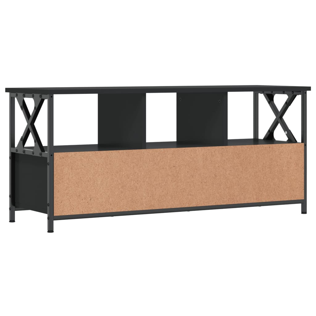 Modern Wooden TV Tele Stand Media Unit Cabinet With 3 Drawers & Open Storage Shelf