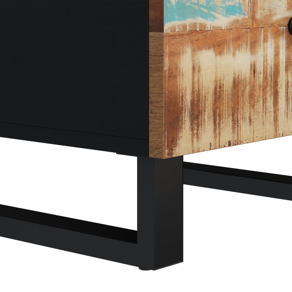 Sideboard with 3 Drawers 40x33.5x75 cm Solid Wood Reclaimed