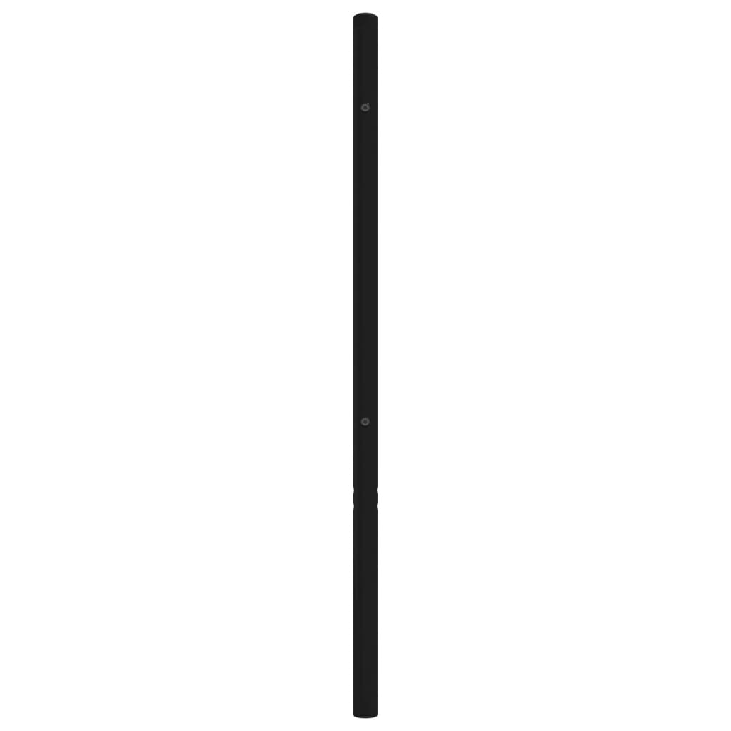 Metal Headboard Black 100 cm