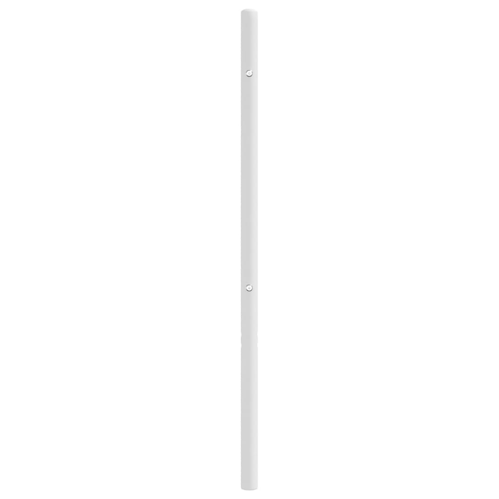 Metal Headboard White 80 cm