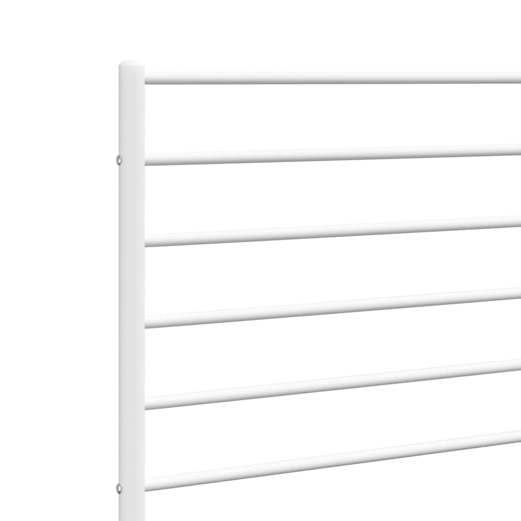 Metal Headboard White 180 cm