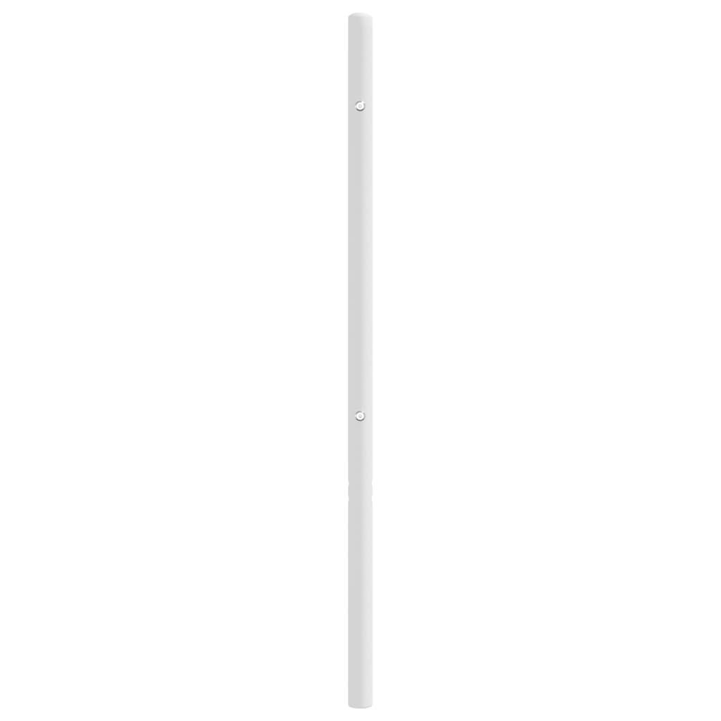Metal Headboard White 200 cm
