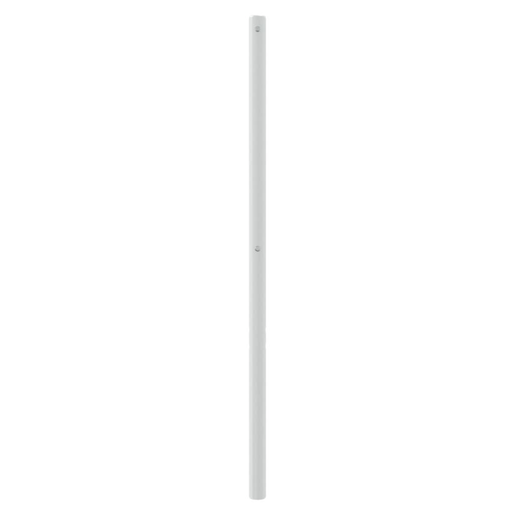 Metal Headboard White 120 cm
