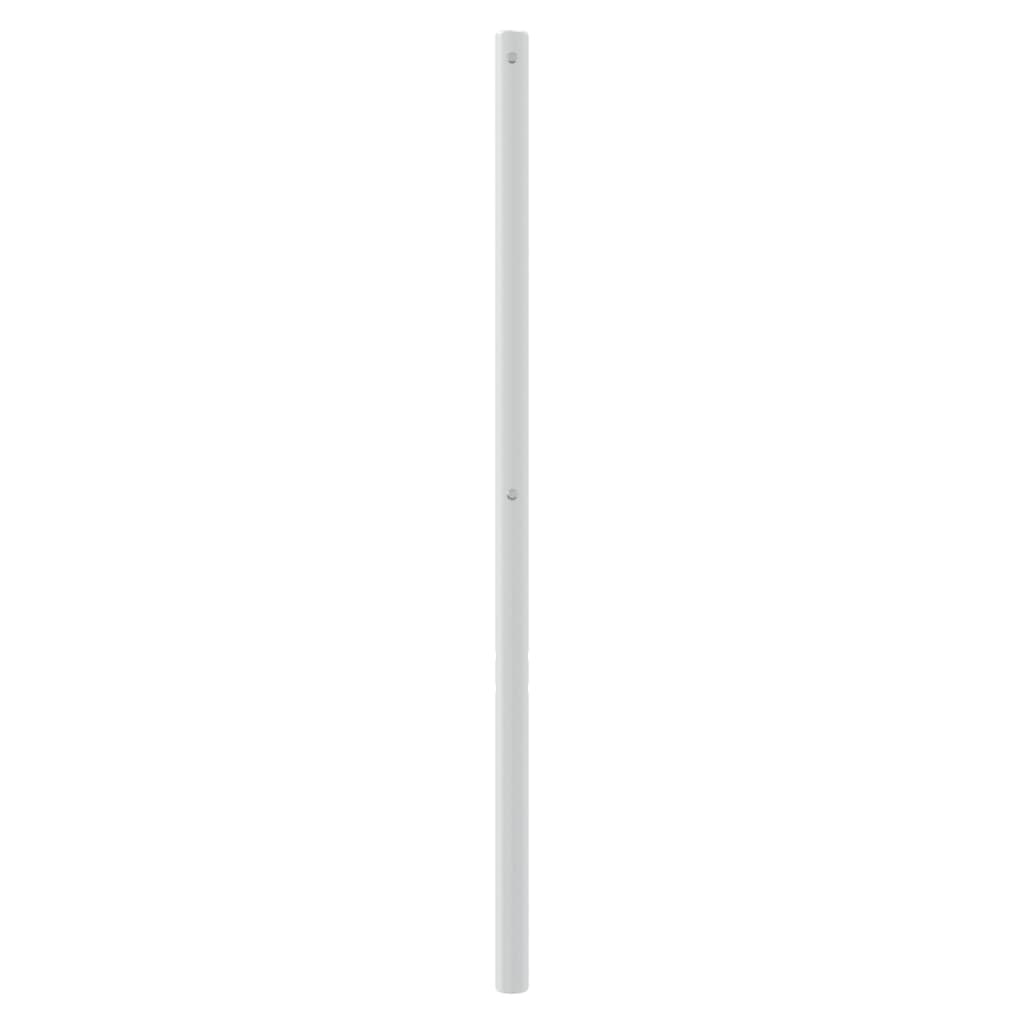 Metal Headboard White 150 cm