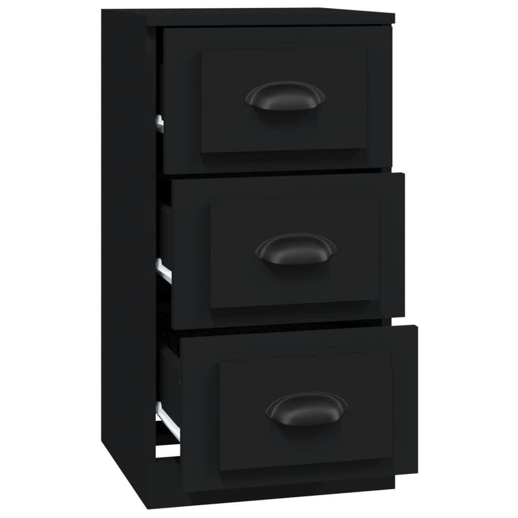 Sideboard Black 36x35.5x67.5 cm Engineered Wood