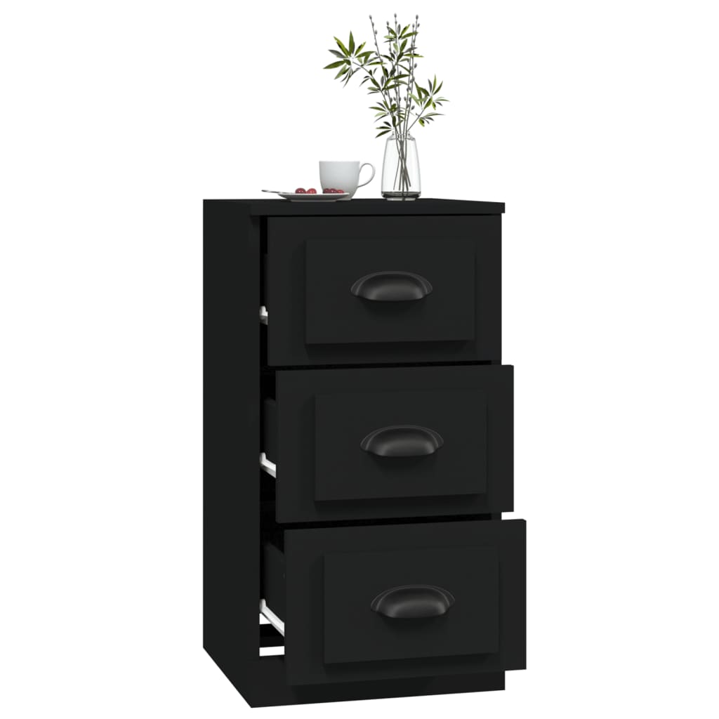 Sideboard Black 36x35.5x67.5 cm Engineered Wood