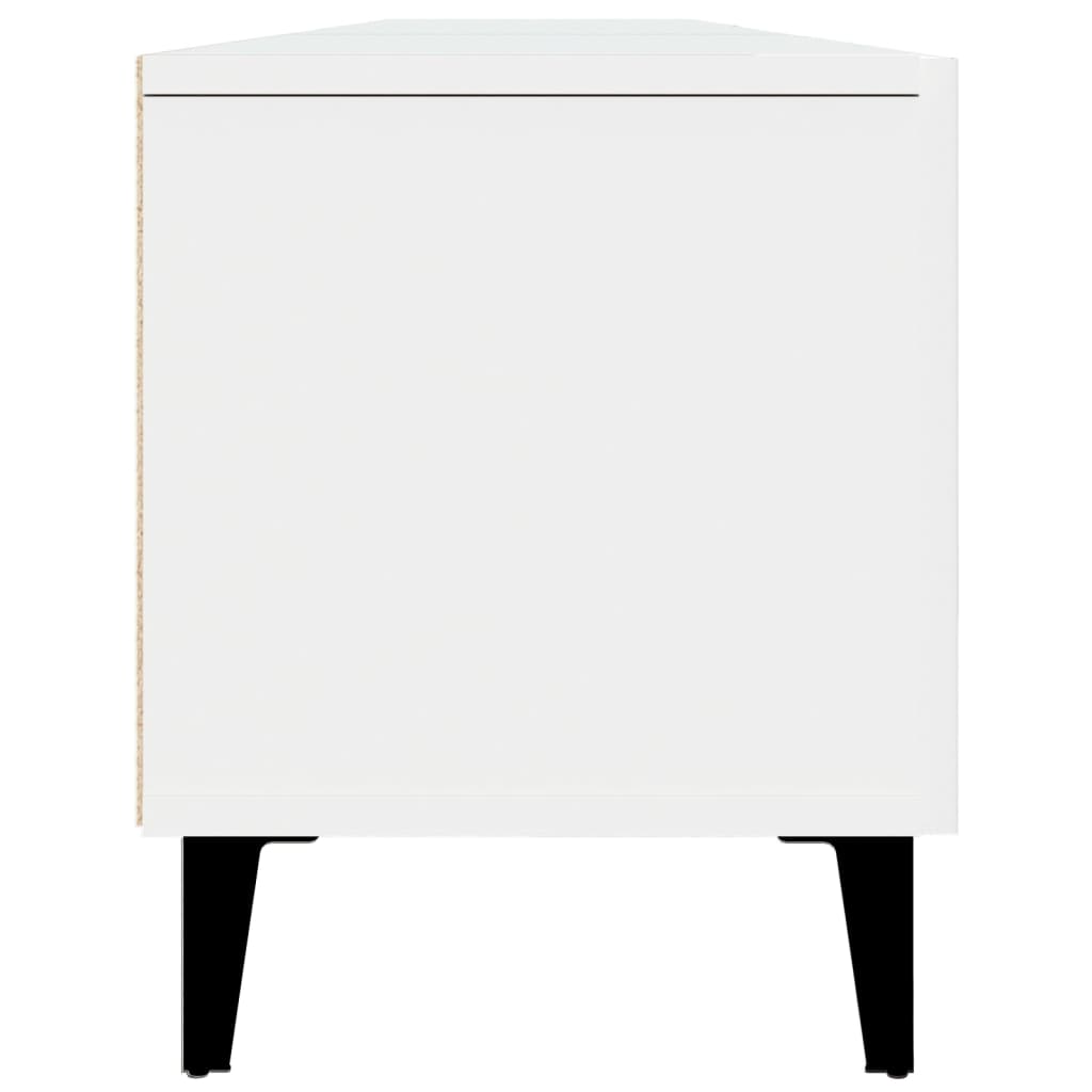 Modern Wooden Low Wide TV Tele Stand Media Unit Storage Cabinet With Doors