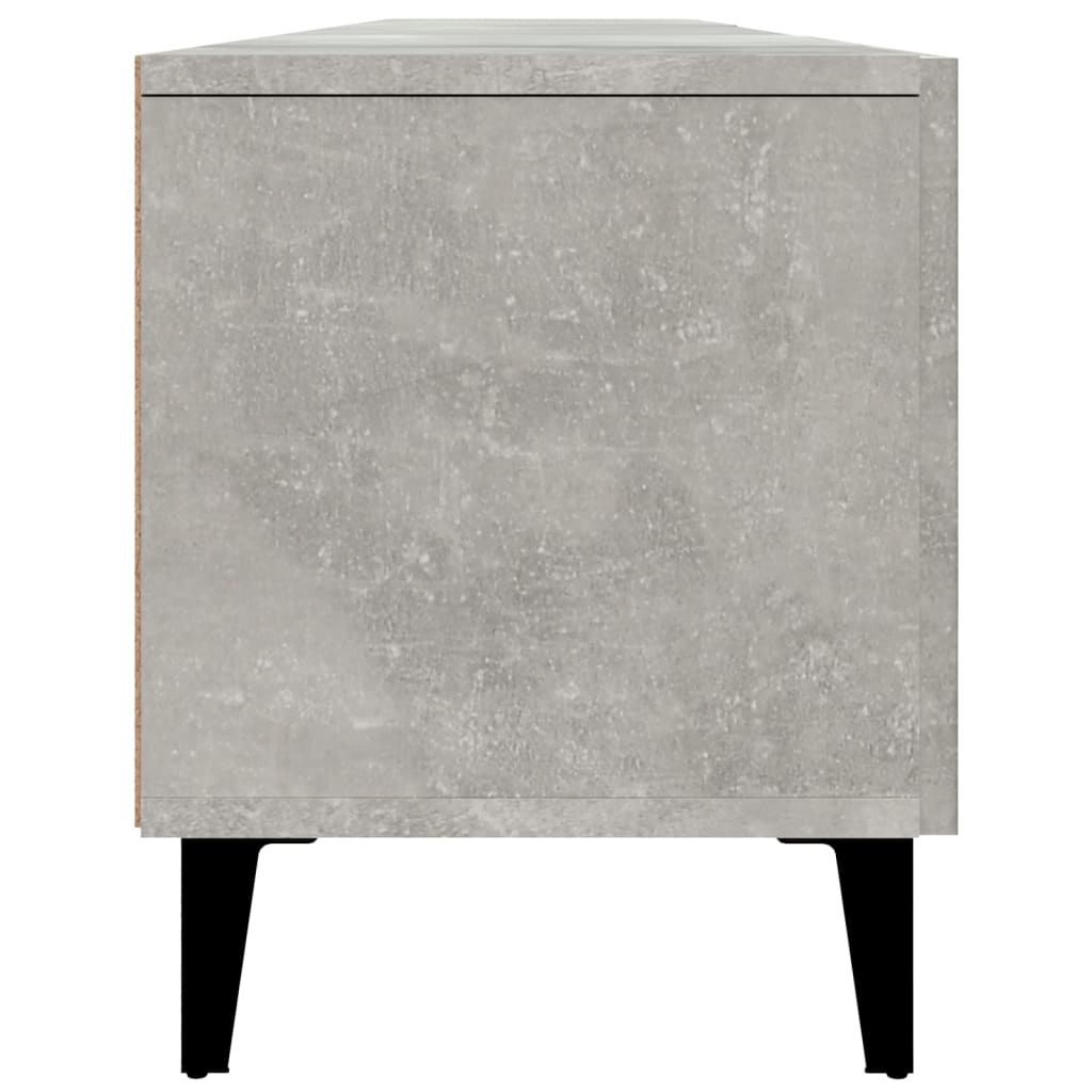 Modern Wooden Low Wide TV Tele Stand Media Unit Storage Cabinet With Doors
