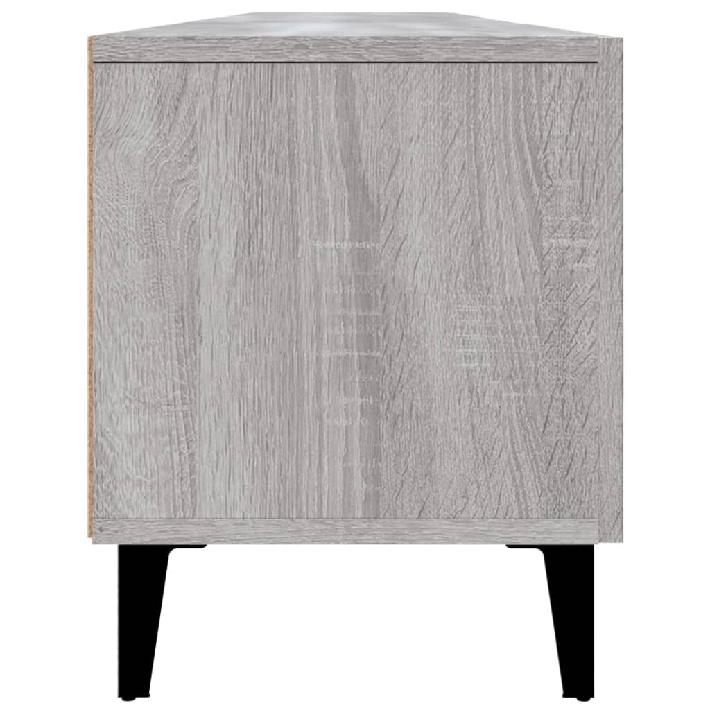 Modern Wooden Low Wide TV Tele Stand Media Unit Storage Cabinet With Doors