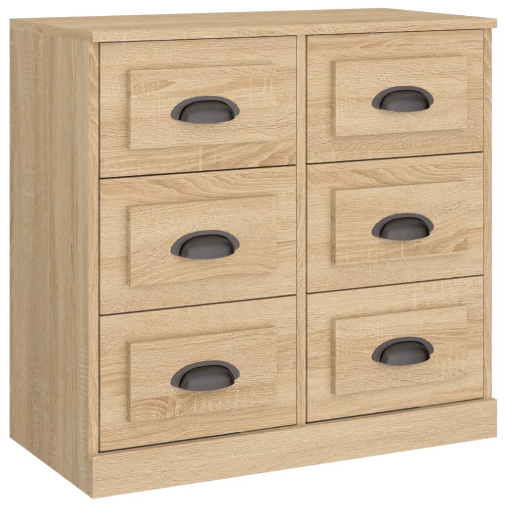 Sideboard Sonoma Oak 70x35.5x67.5 cm Engineered Wood
