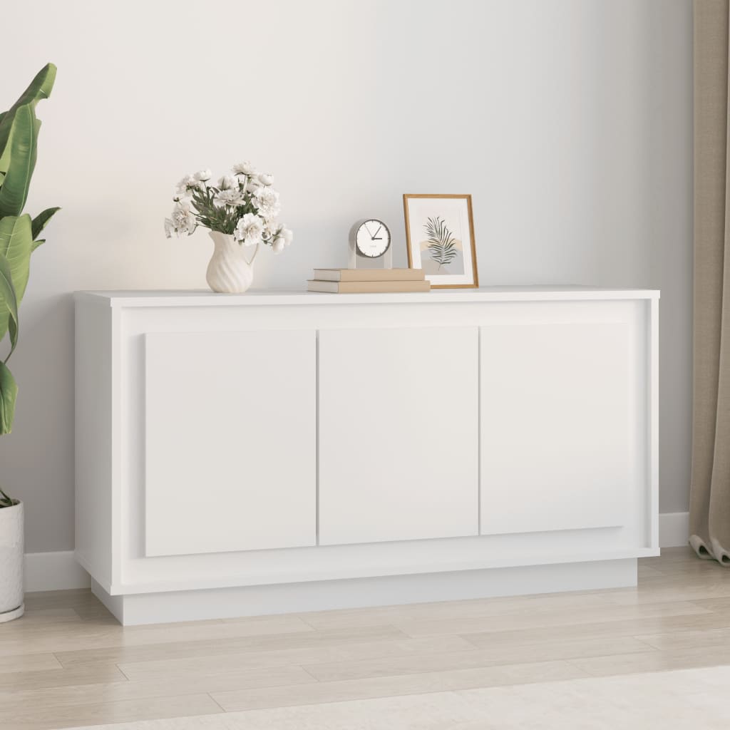 Modern Wooden 3 Door Home Sideboard Storage Cabinet Wood Dining Room Unit