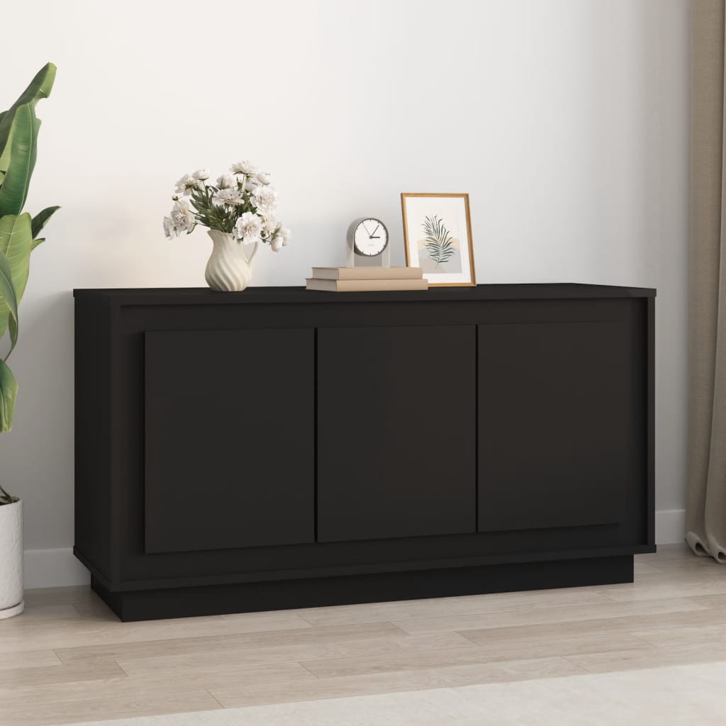 Modern Wooden 3 Door Home Sideboard Storage Cabinet Wood Dining Room Unit