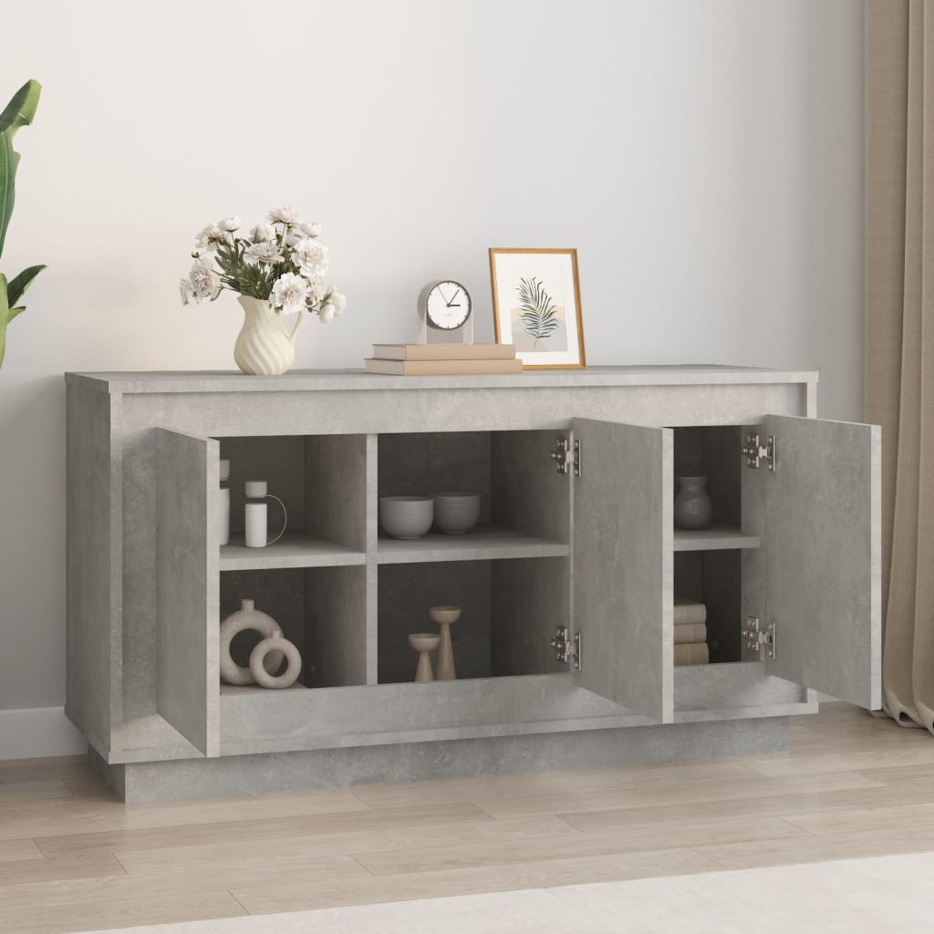Modern Wooden 3 Door Home Sideboard Storage Cabinet Wood Dining Room Unit