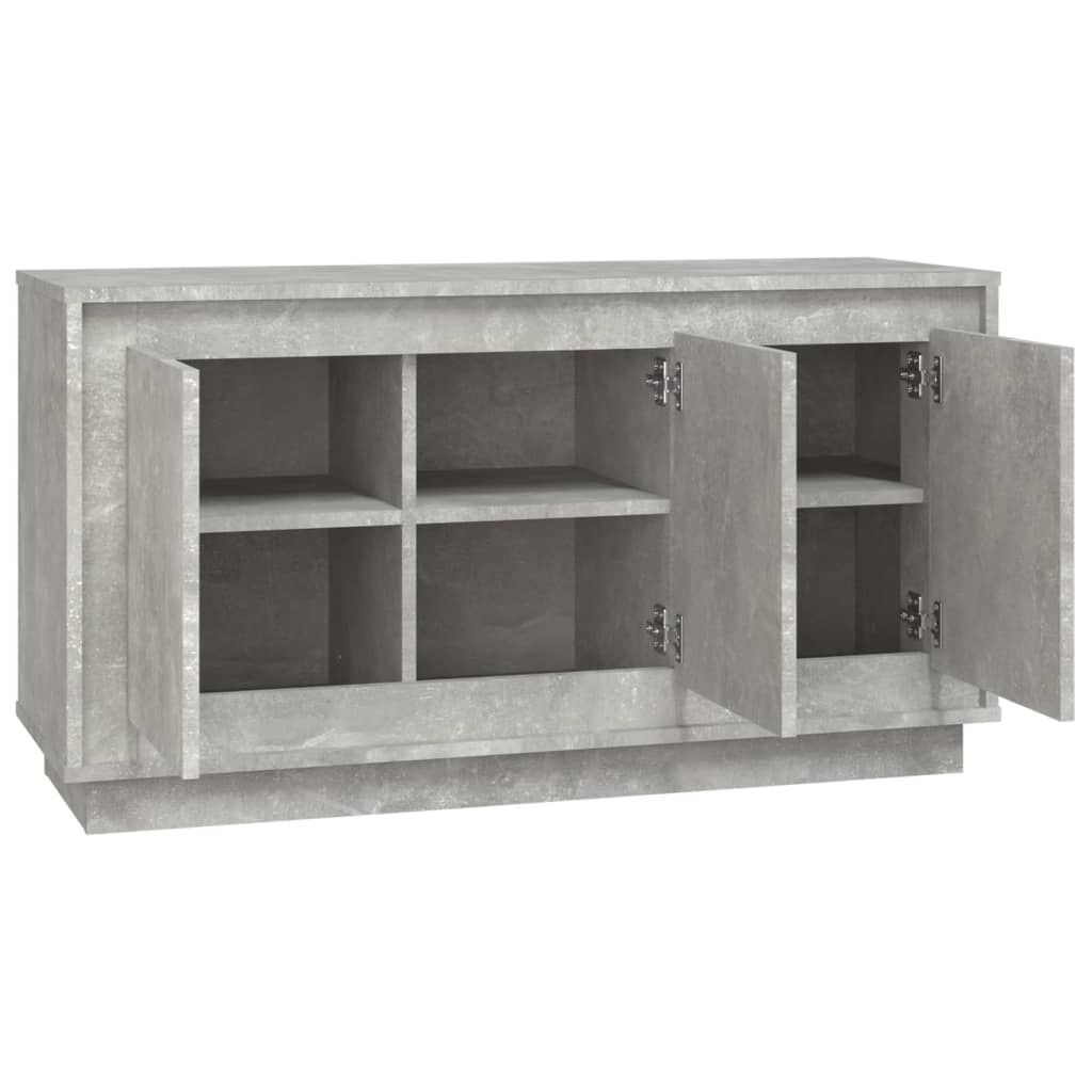 Modern Wooden 3 Door Home Sideboard Storage Cabinet Wood Dining Room Unit