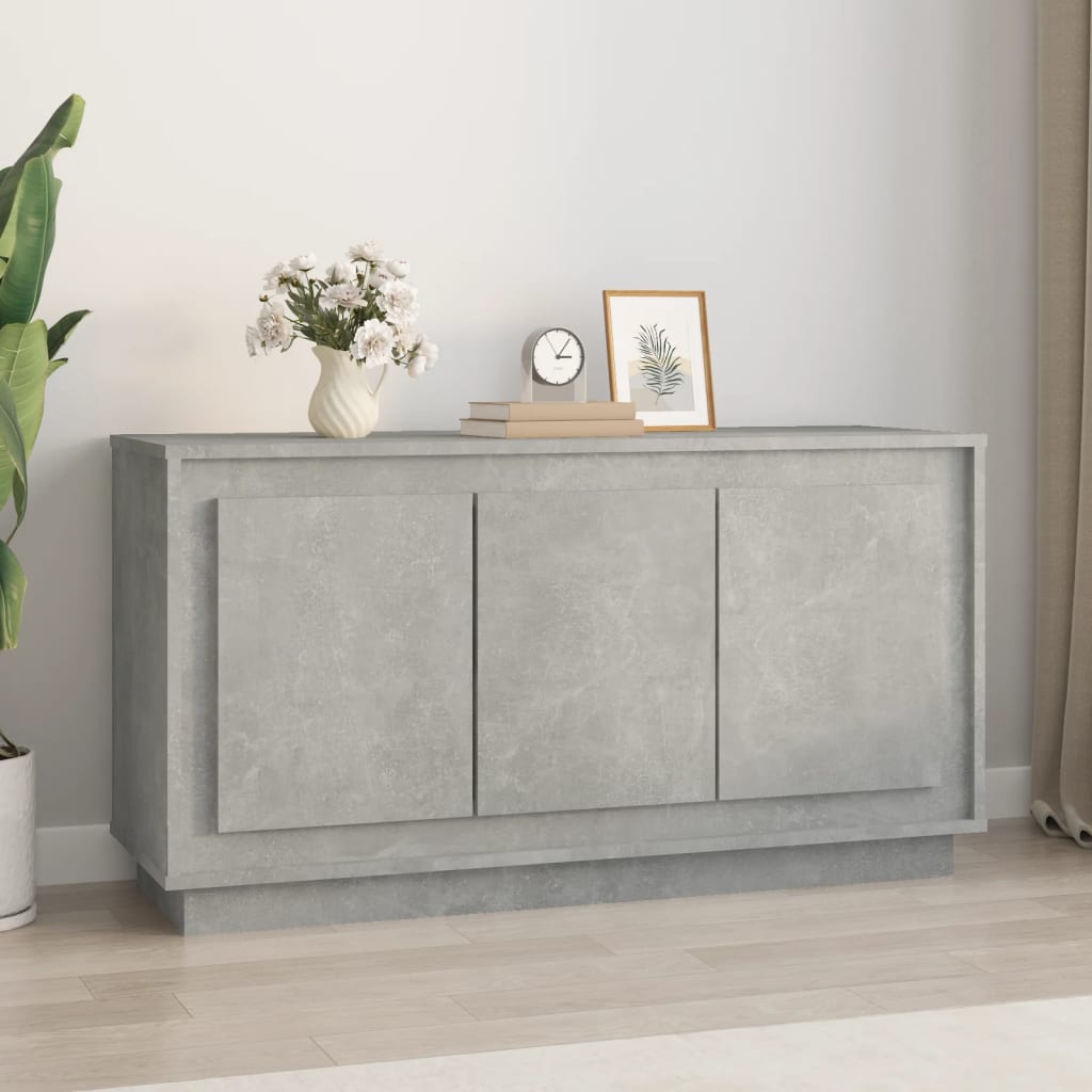 Modern Wooden 3 Door Home Sideboard Storage Cabinet Wood Dining Room Unit