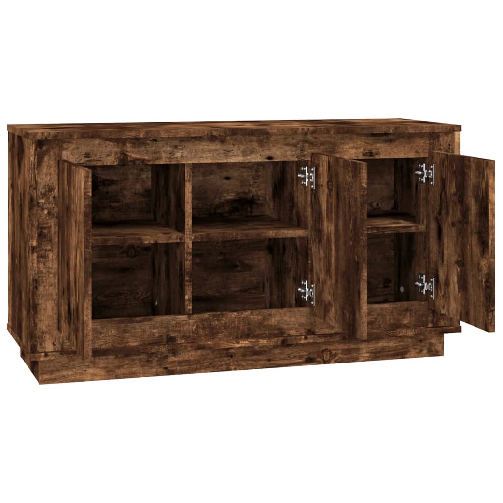 Modern Wooden 3 Door Home Sideboard Storage Cabinet Wood Dining Room Unit