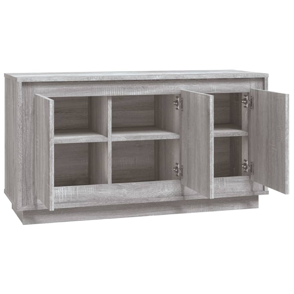 Modern Wooden 3 Door Home Sideboard Storage Cabinet Wood Dining Room Unit