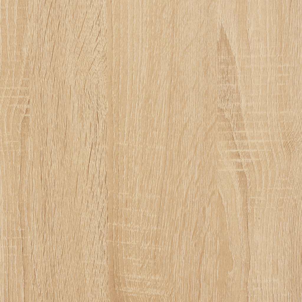 Bed Frame without Mattress Sonoma Oak 120x200 cm Engineered Wood