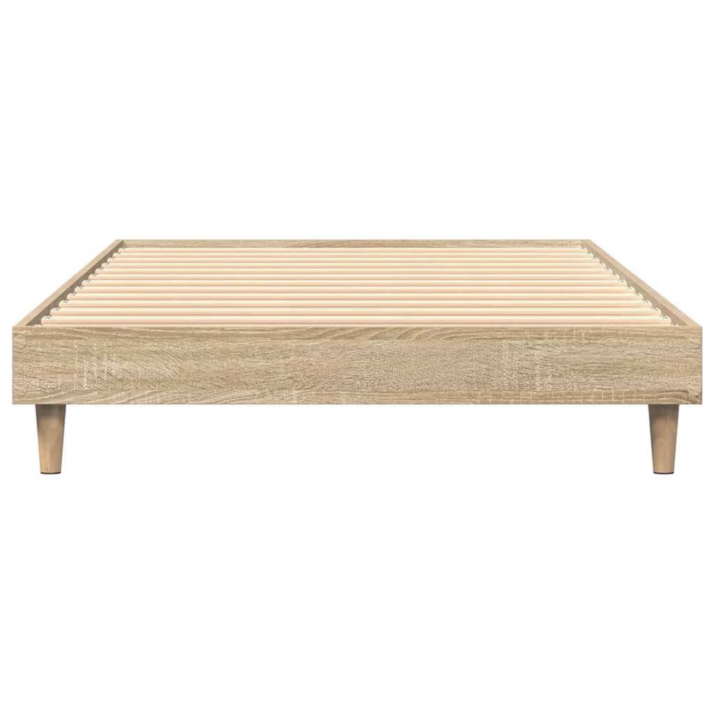 Bed Frame without Mattress Sonoma Oak 90x190 cm Single Engineered Wood