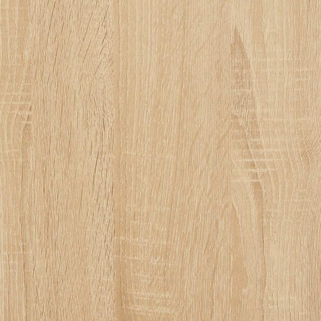 Bed Frame without Mattress Sonoma Oak 75x190 cm Small Single Engineered Wood