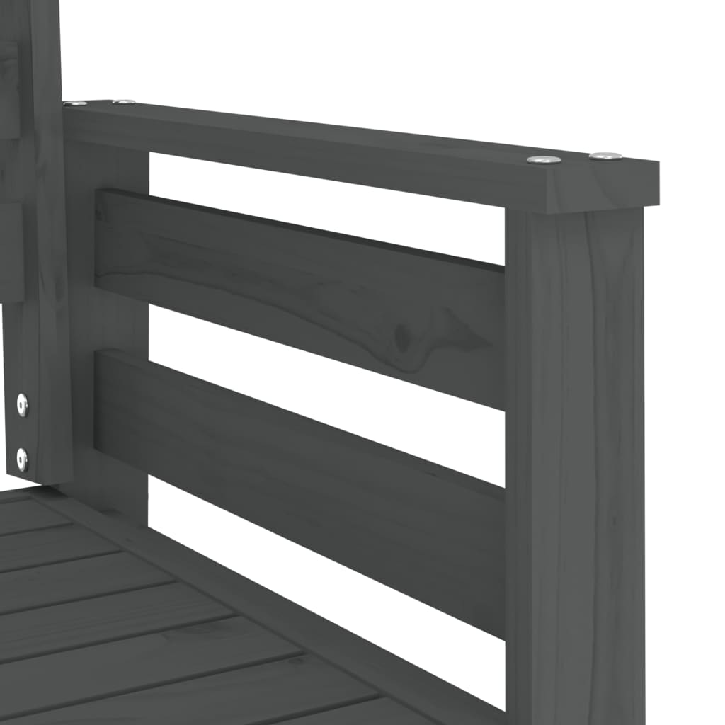 Outdoor Patio Wooden 2-Seater Garden Bench With Table Outside Wood Chairs Seats