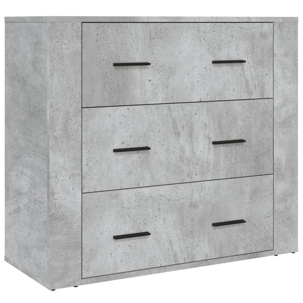 Highboard Concrete Grey Engineered Wood