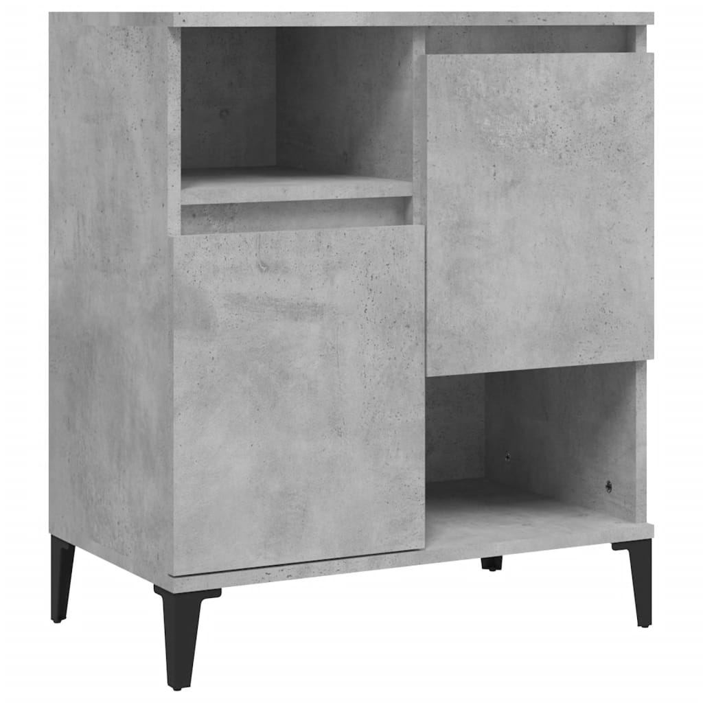 Sideboards 3 pcs Concrete Grey 60x35x70 cm Engineered Wood