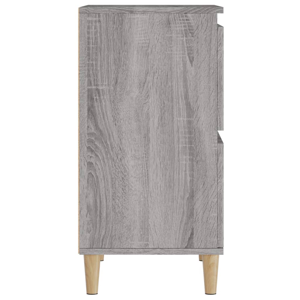 Sideboards 3 pcs Grey Sonoma 60x35x70 cm Engineered Wood