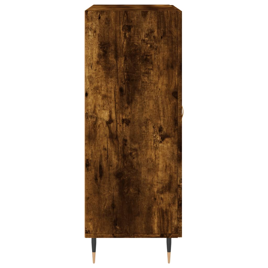 Sideboard Smoked Oak 69.5x34x90 cm Engineered Wood