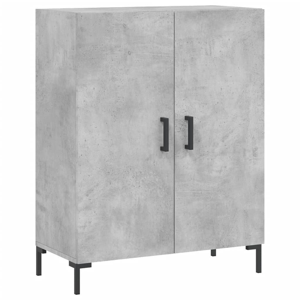 Sideboard Concrete Grey 69.5x34x90 cm Engineered Wood