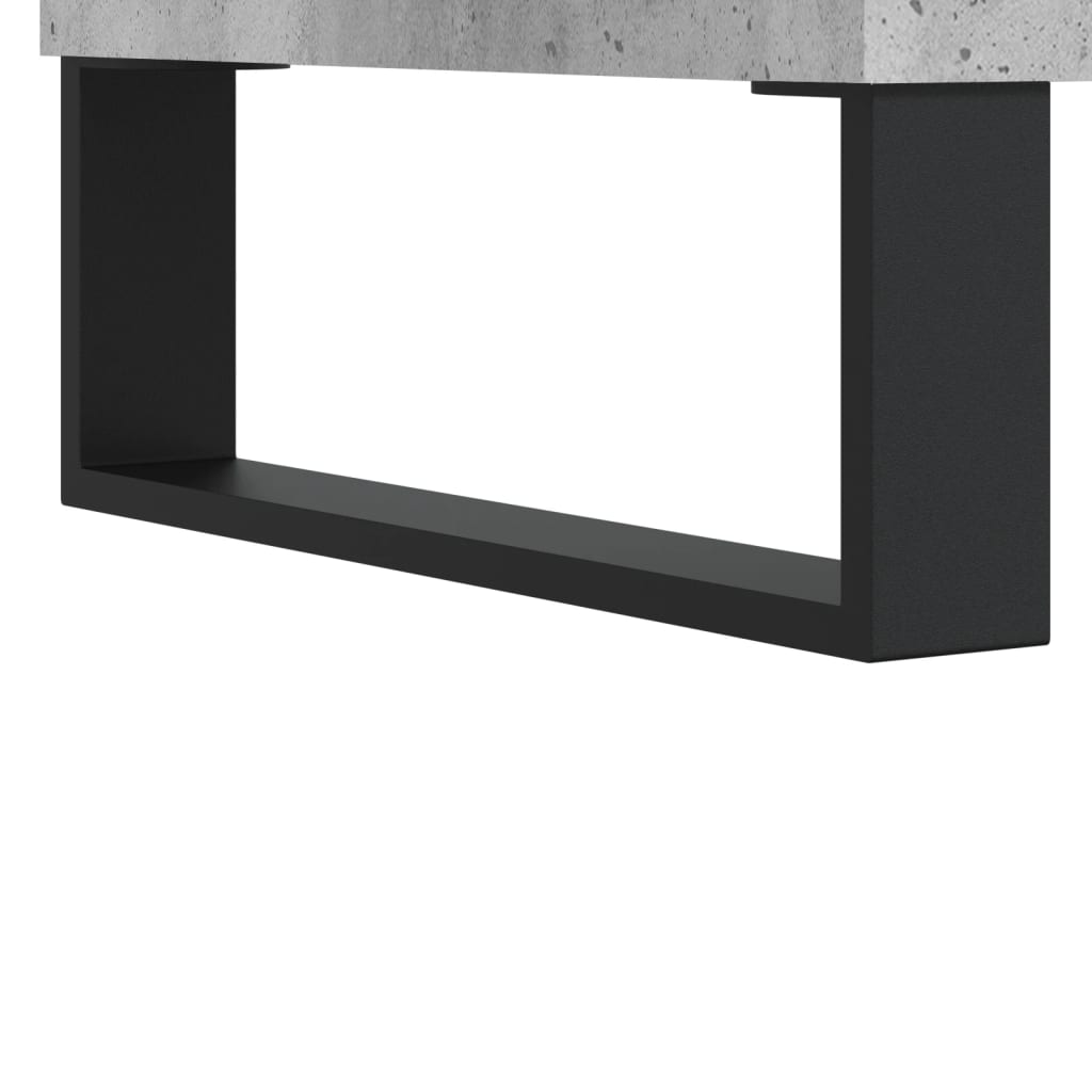 Sideboard Concrete Grey 69.5x34x90 cm Engineered Wood