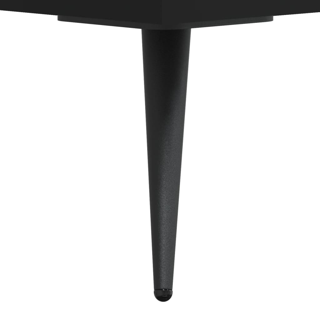 Sideboard Black 69.5x34x90 cm Engineered Wood