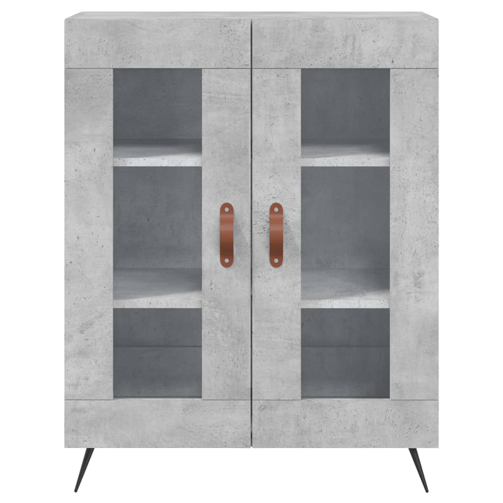 Sideboard Concrete Grey 69.5x34x90 cm Engineered Wood