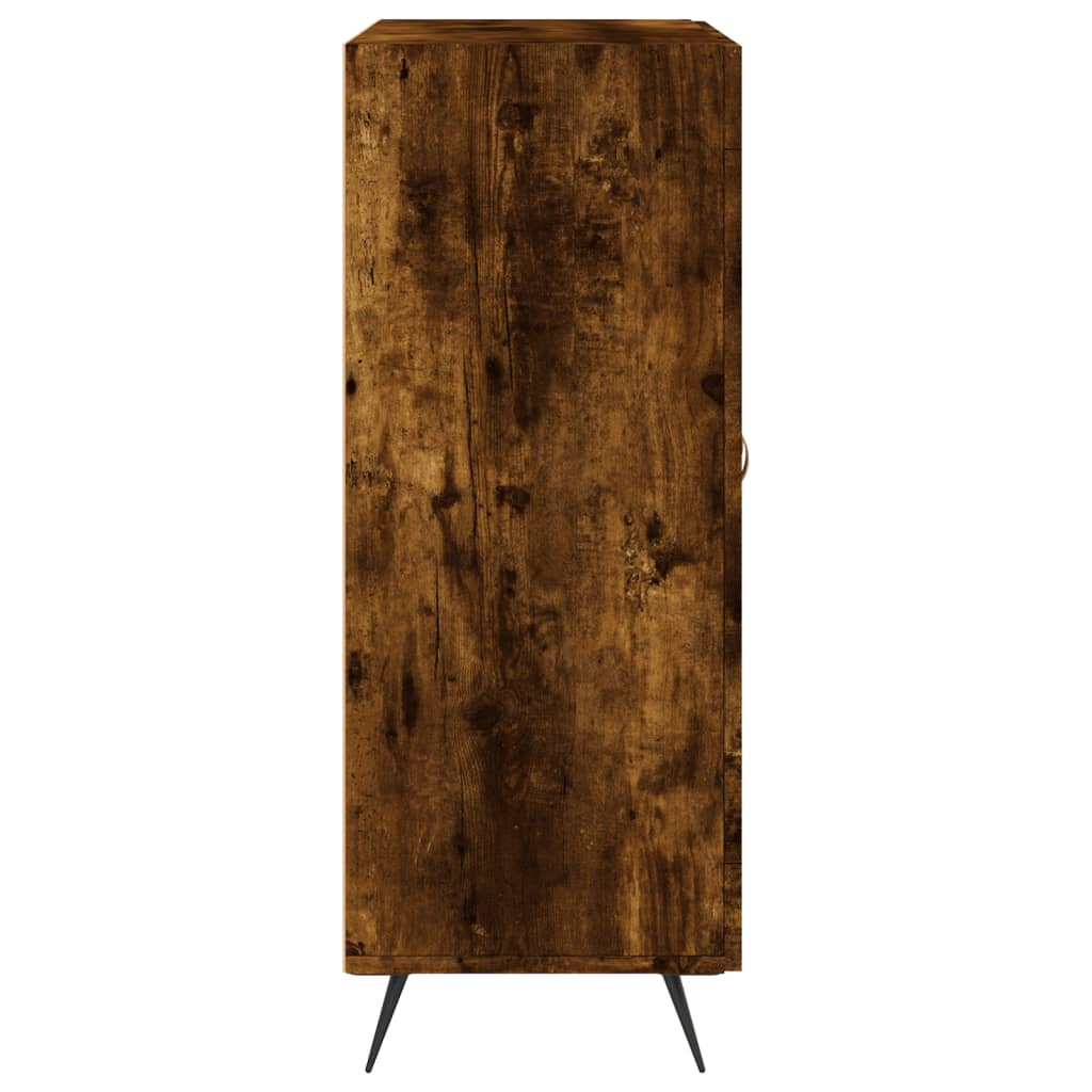 Sideboard Smoked Oak 69.5x34x90 cm Engineered Wood