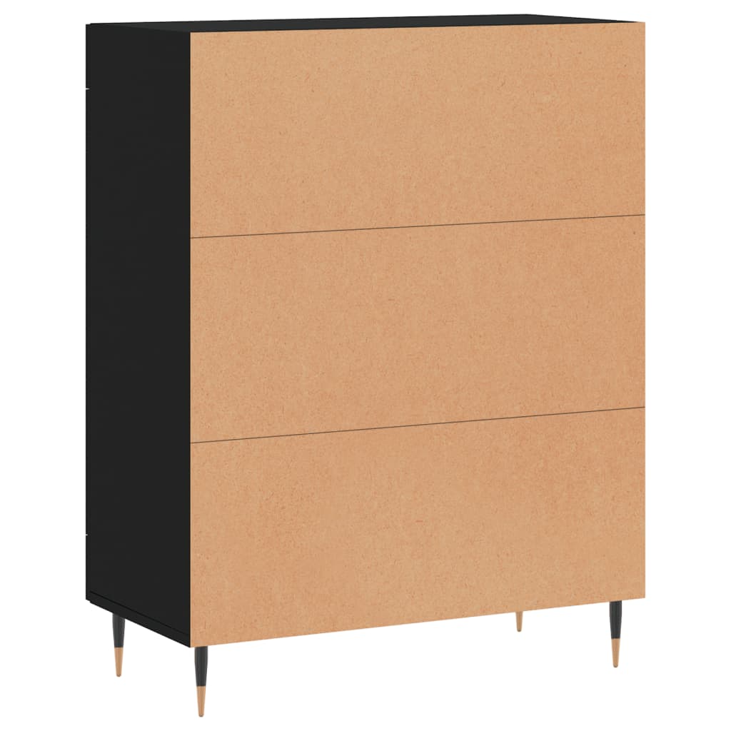 Modern Wooden 2 Door Sideboard Storage Cabinet Unit With Glass Doors Wood