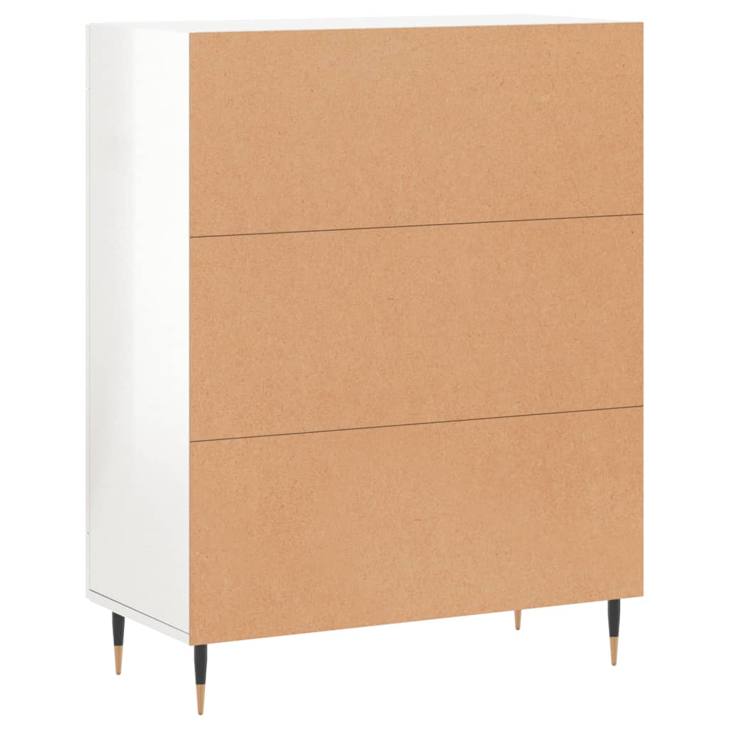 Modern Wooden 2 Door Sideboard Storage Cabinet Unit With Glass Doors Wood