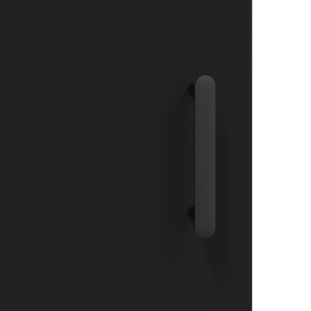 Sideboard Black 69.5x34x90 cm Engineered Wood