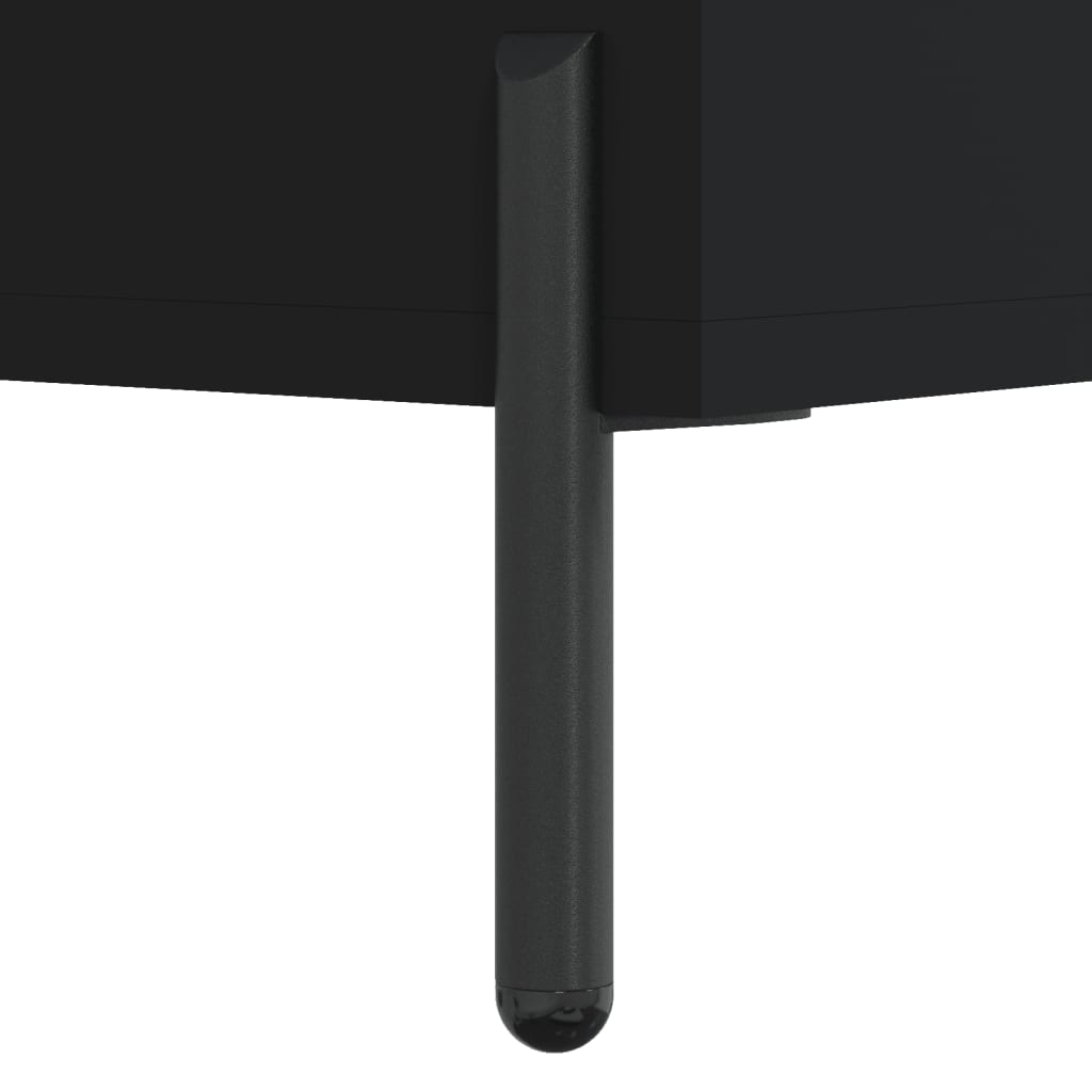 Sideboard Black 69.5x34x90 cm Engineered Wood
