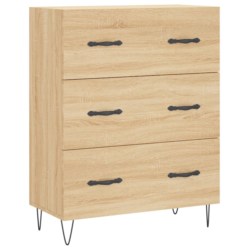 Sideboard Sonoma Oak 69.5x34x90 cm Engineered Wood
