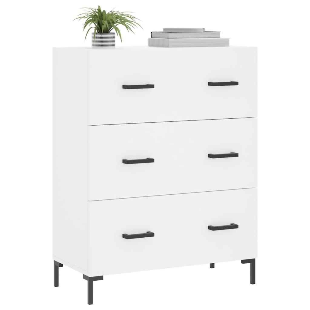 Modern Wooden Sideboard Storage Cabinet With 3 Drawers Wood Chest Of Drawers