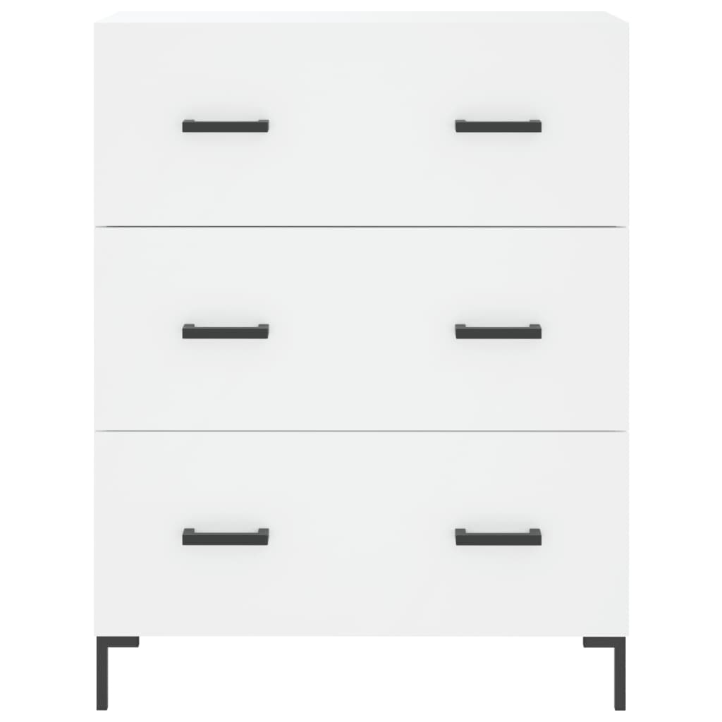Modern Wooden Sideboard Storage Cabinet With 3 Drawers Wood Chest Of Drawers