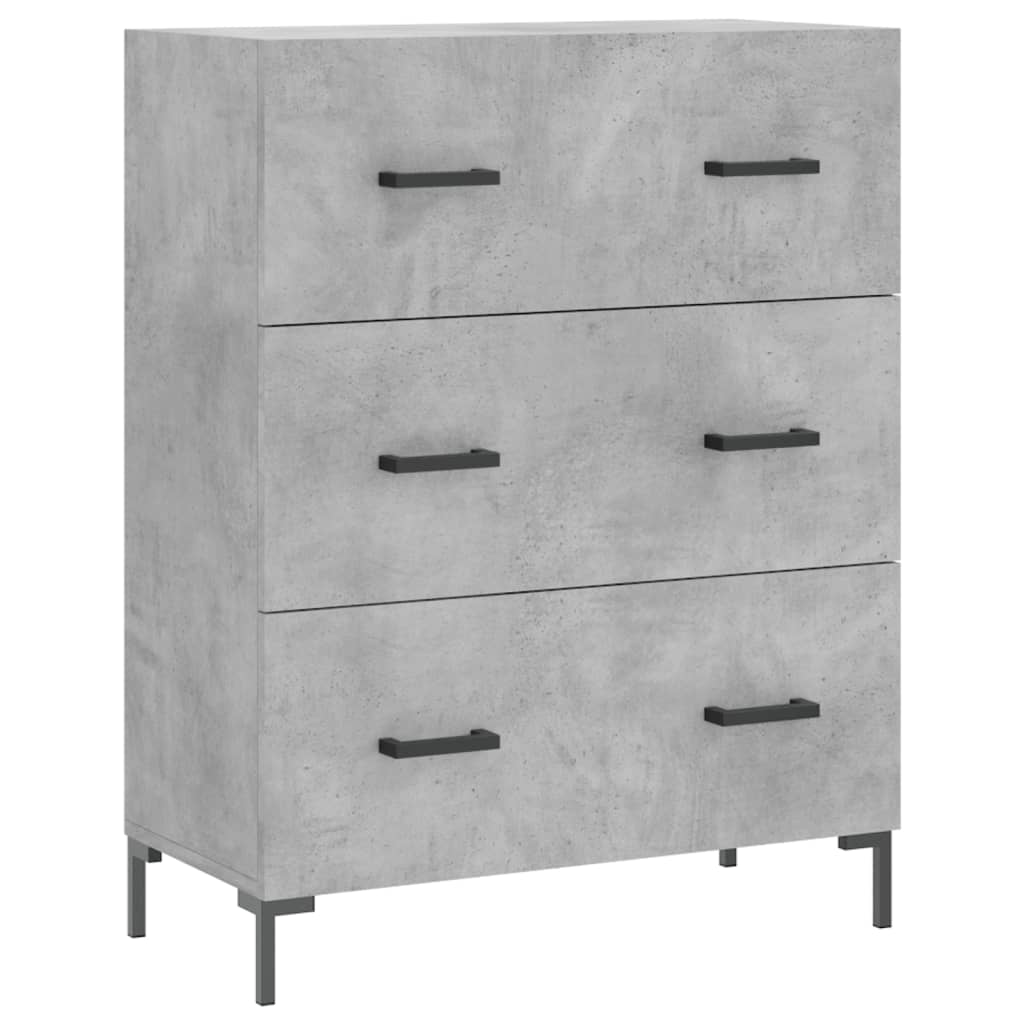 Modern Wooden Sideboard Storage Cabinet With 3 Drawers Wood Chest Of Drawers