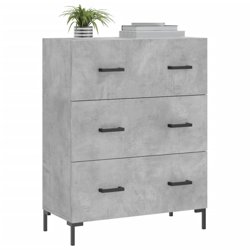 Modern Wooden Sideboard Storage Cabinet With 3 Drawers Wood Chest Of Drawers
